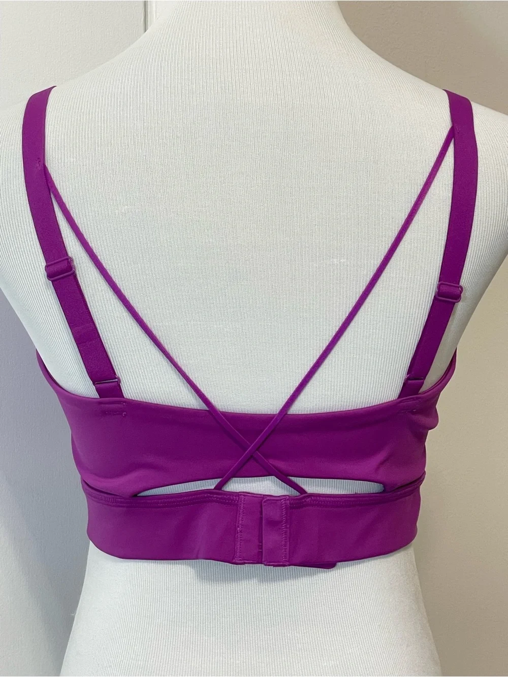 Savage X Fenty Curve Alert Medium-Impact Purple Women’s Sports Bra Size L